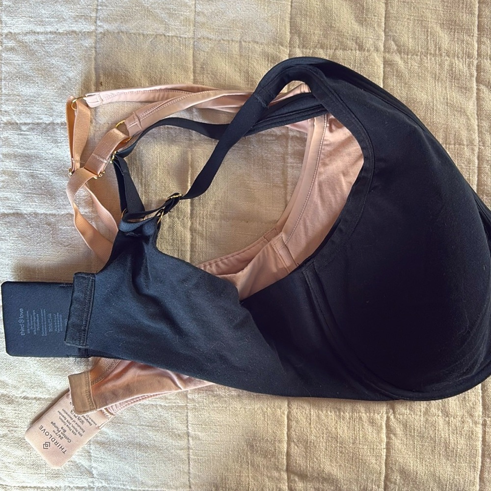 Pima cotton plunge bra 36d thirdlove